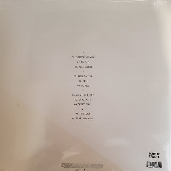 Rammstein : Untitled (2x12", Album, 180)