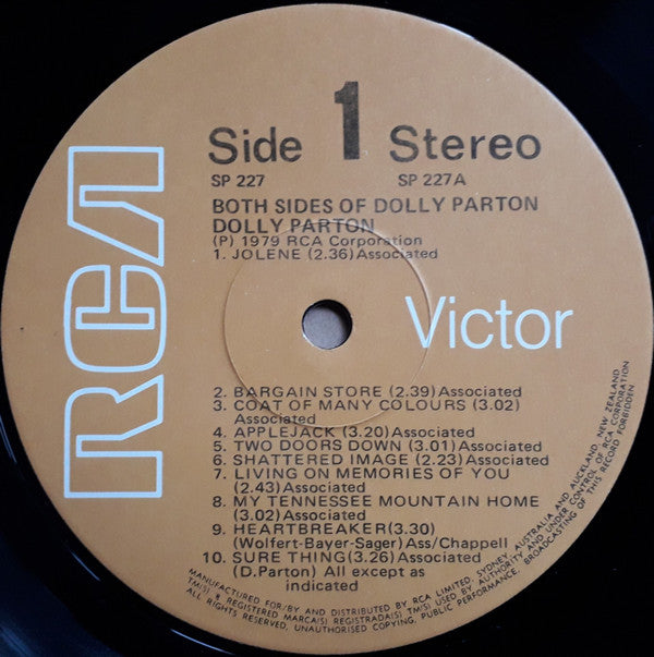 Dolly Parton : Both Sides Of Dolly Parton (LP, Album, Comp)