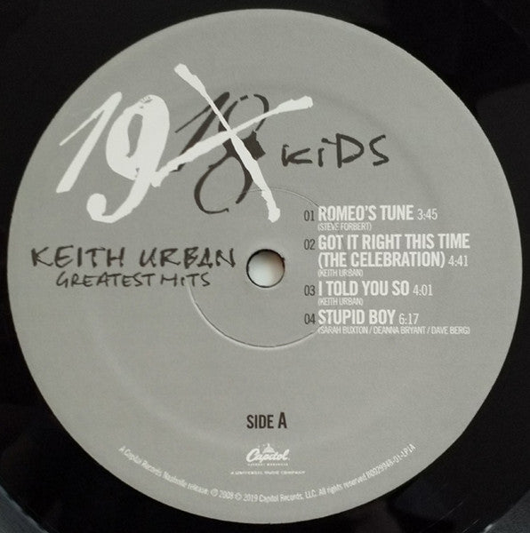 Keith Urban : Greatest Hits: 19 Kids (2xLP, Comp)