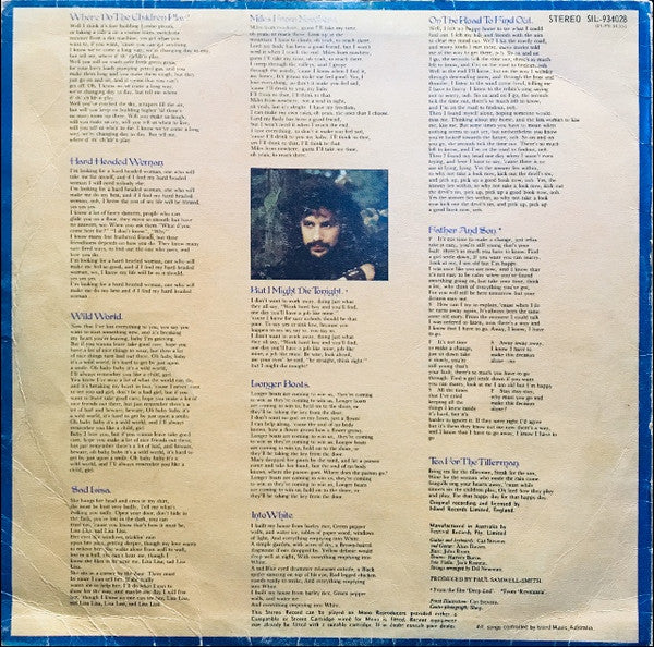 Cat Stevens : Tea For The Tillerman (LP, Album)