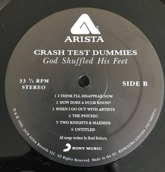 Crash Test Dummies : God Shuffled His Feet (LP, Album, RP, 180)