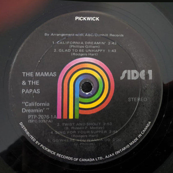 The Mamas & The Papas : The Mamas & Papas (2xLP, Comp, RE)