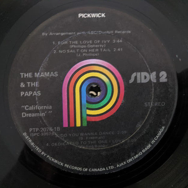 The Mamas & The Papas : The Mamas & Papas (2xLP, Comp, RE)