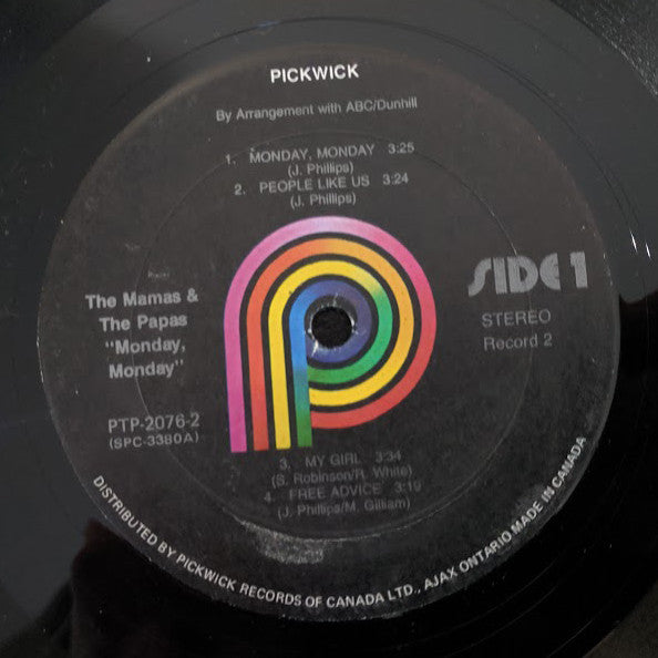 The Mamas & The Papas : The Mamas & Papas (2xLP, Comp, RE)