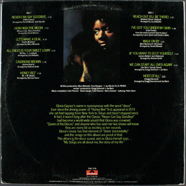 Gloria Gaynor : The Best Of (LP, Comp)