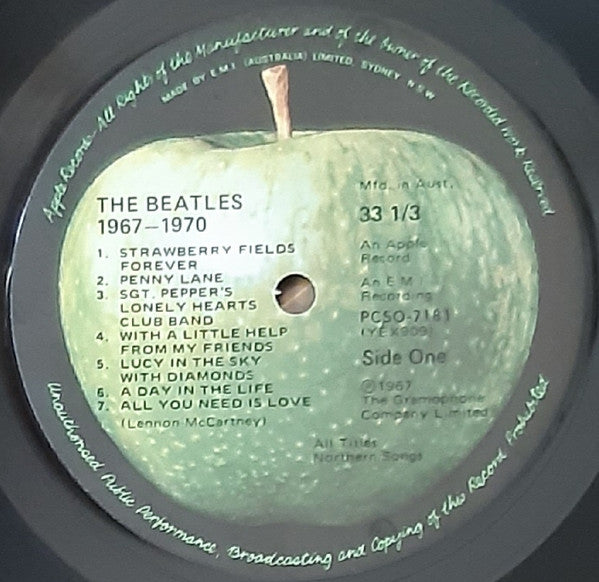 The Beatles : 1967-1970 (2xLP, Comp, RE)