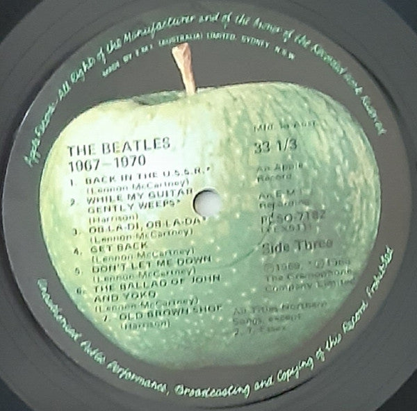 The Beatles : 1967-1970 (2xLP, Comp, RE)