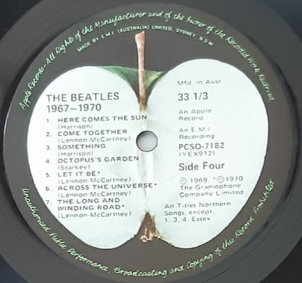 The Beatles : 1967-1970 (2xLP, Comp, RE)