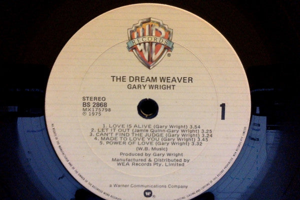 Gary Wright : The Dream Weaver (LP, Album, RE)