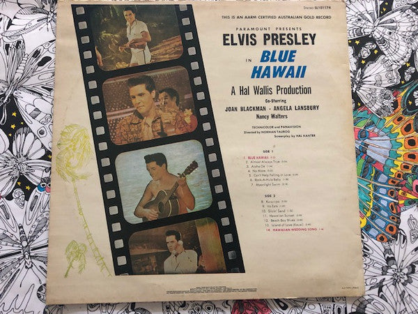 Elvis Presley : Blue Hawaii (LP, Album, RE)
