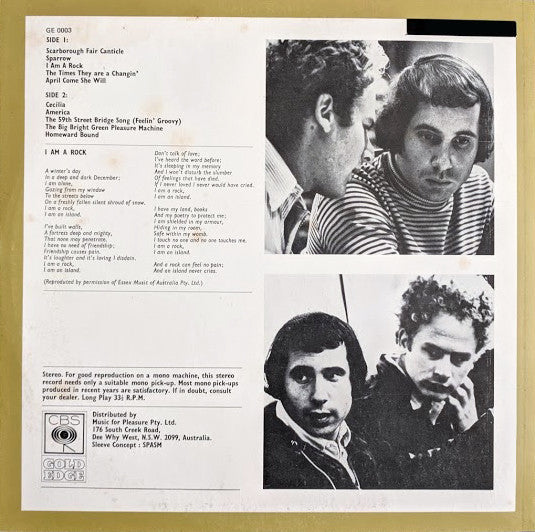 Simon & Garfunkel : Simon & Garfunkel (LP, Comp)