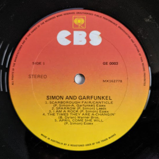 Simon & Garfunkel : Simon & Garfunkel (LP, Comp)