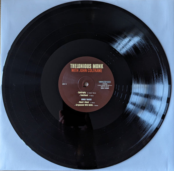 Thelonious Monk With John Coltrane : Thelonious Monk With John Coltrane (LP, Album, Mono)