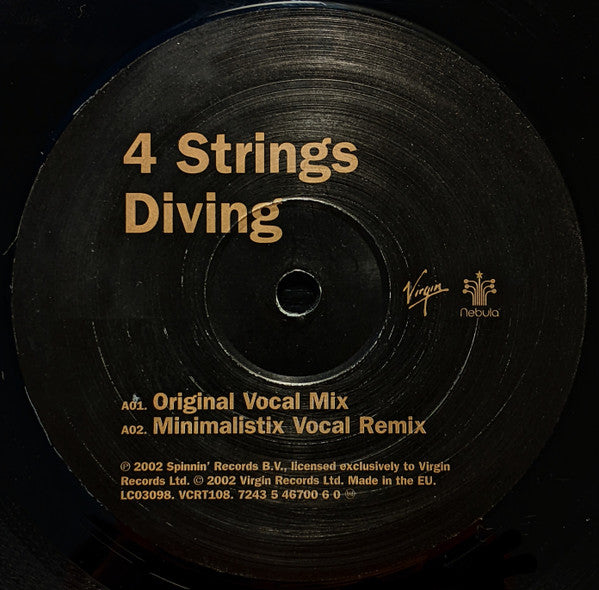 4 Strings : Diving (12", Bla)