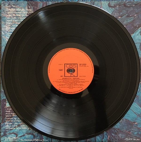 Santana : Borboletta (LP, Album, Ora)