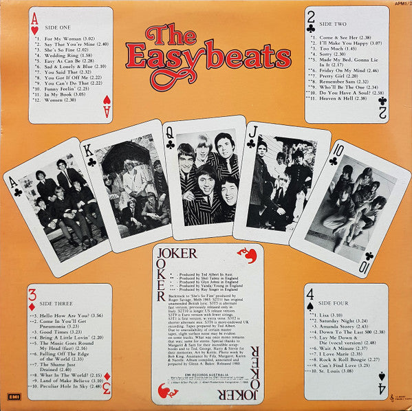 The Easybeats : Absolute Anthology 1965 To 1969 (2xLP, Comp)