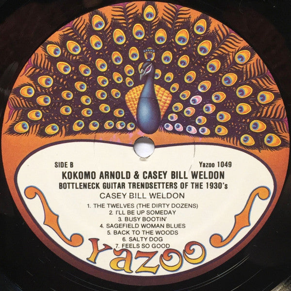 Casey Bill Weldon & Kokomo Arnold : Bottleneck Guitar Trendsetters Of The 1930s (LP, Comp, RP)