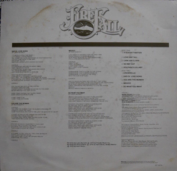 Firefall : Firefall (LP)