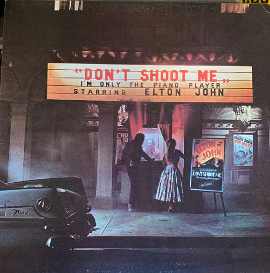 Elton John : Don't Shoot Me I'm Only The Piano Player (LP, Album, RE, Gat)