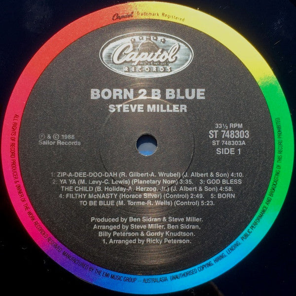Steve Miller : Born 2 B Blue (LP, Album)