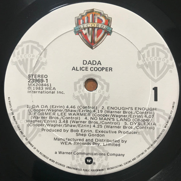 Alice Cooper (2) : DaDa (LP, Album)