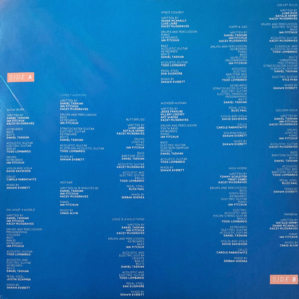 Kacey Musgraves : Golden Hour (LP, Album, RP, Cle)