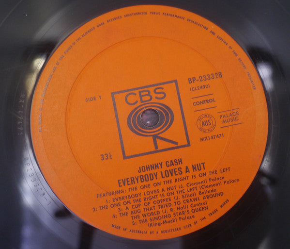 Johnny Cash : Everybody Loves A Nut (LP, Album, Mon)