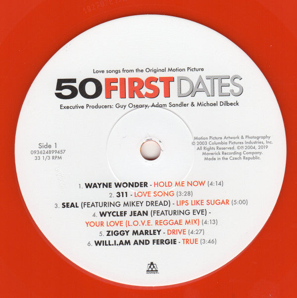 Various : 50 First Dates (Love Songs From The Original Motion Picture) (LP, Comp, RE, Ora)