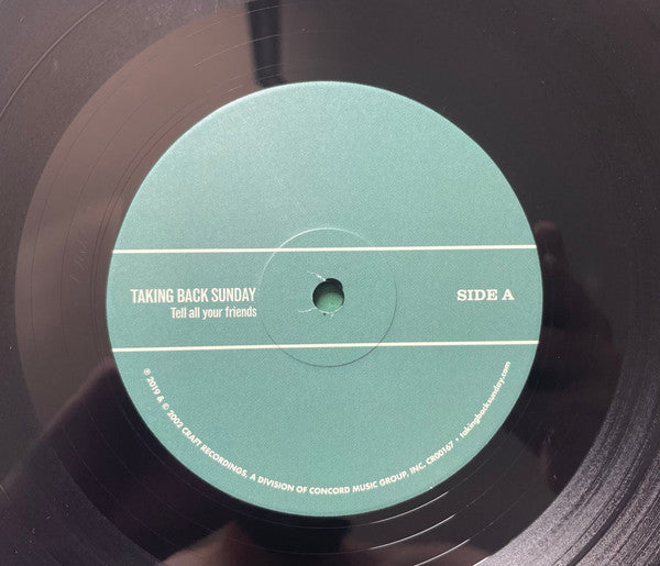 Taking Back Sunday : Tell All Your Friends (LP, Album, RM)
