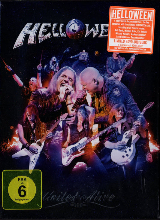 Helloween : United Alive (3xDVD-V, Ltd, PAL)