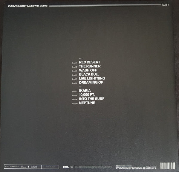 Foals : Everything Not Saved Will Be Lost: Part 2 (LP, Album)