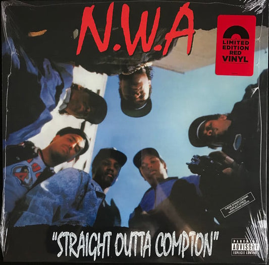 N.W.A. : Straight Outta Compton (LP, Album, Ltd, RE, Red)