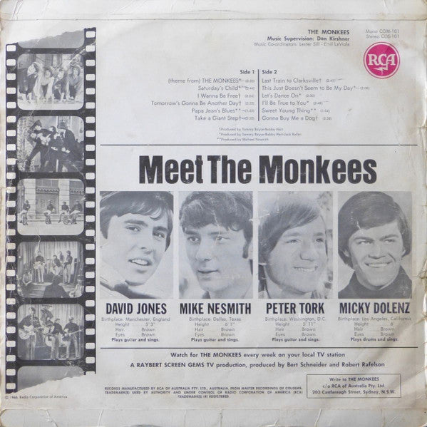 The Monkees : The Monkees (LP, Album, RE, Gol)