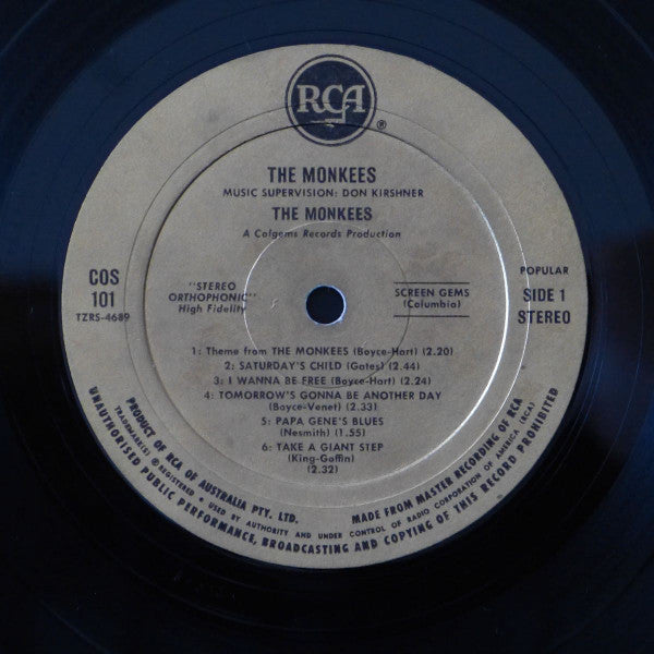 The Monkees : The Monkees (LP, Album, RE, Gol)