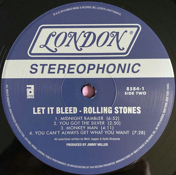 Rolling Stones* : Let It Bleed (LP, Album, RE, RM, 50t)