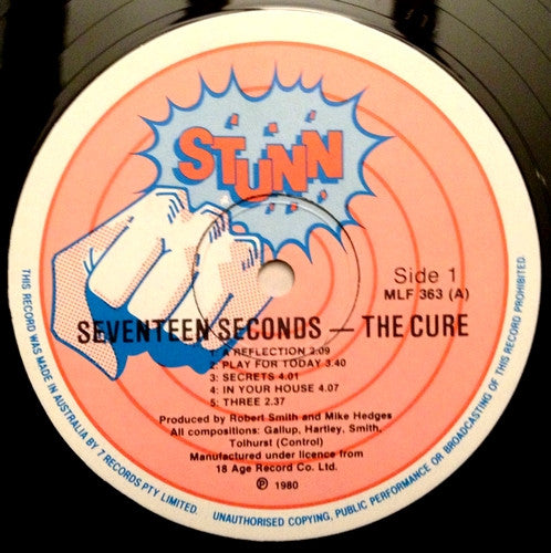 The Cure : Seventeen Seconds (LP, Album)