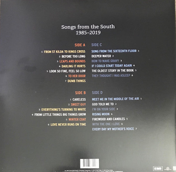 Paul Kelly (2) : Paul Kelly's Greatest Hits - Songs From The South 1985-2019 (2xLP, Comp, 180)