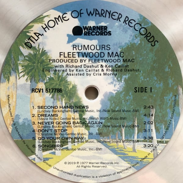 Fleetwood Mac : Rumours (LP, Album, Ltd, RE, Cle)
