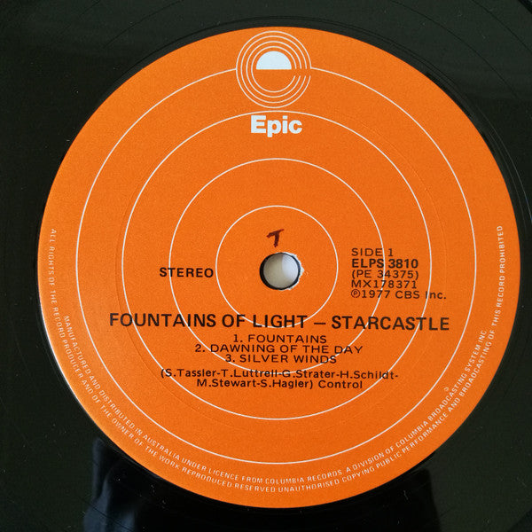 Starcastle : Fountains Of Light (LP, Album)