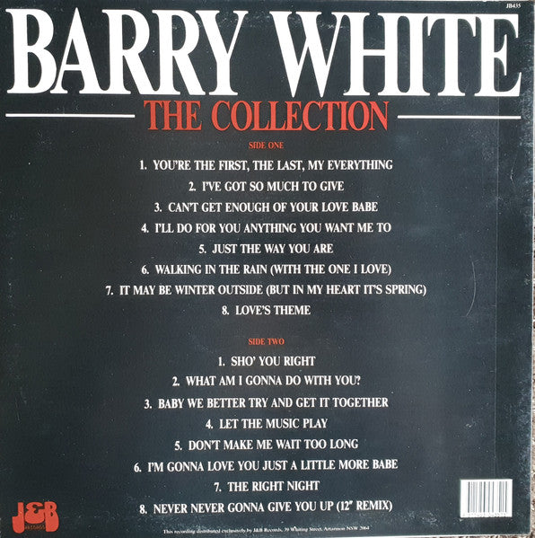 Barry White : The Collection (LP, Comp)