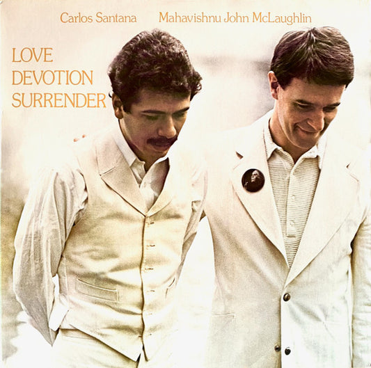 Carlos Santana & John McLaughlin : Love Devotion Surrender (LP, Album, RE, Car)