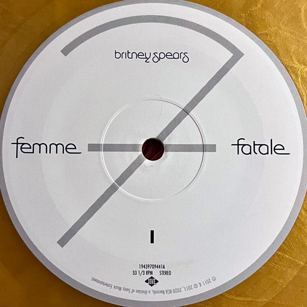 Britney Spears : Femme Fatale (LP, Album, Ltd, RE, Gol)