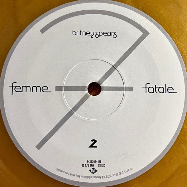 Britney Spears : Femme Fatale (LP, Album, Ltd, RE, Gol)