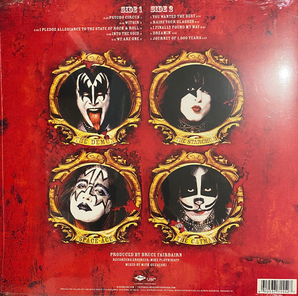 Kiss : Psycho Circus (LP, Album, RE, 180)