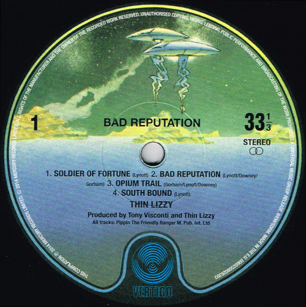 Thin Lizzy : Bad Reputation (LP, Album, RE)