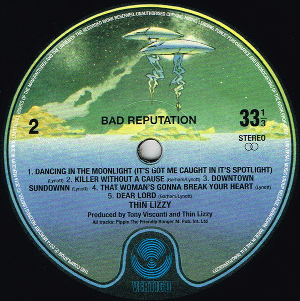Thin Lizzy : Bad Reputation (LP, Album, RE)