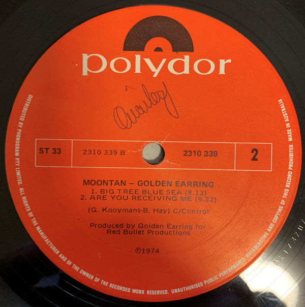 Golden Earring : Moontan (LP, Album)
