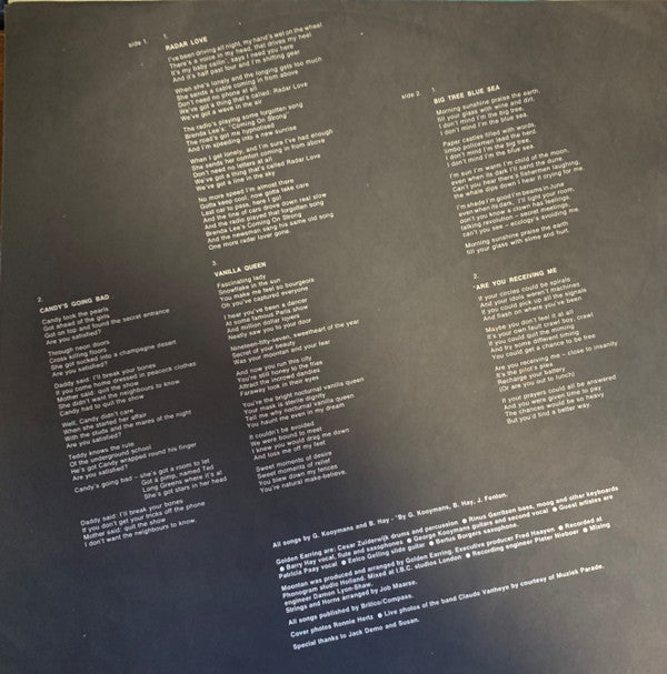 Golden Earring : Moontan (LP, Album)