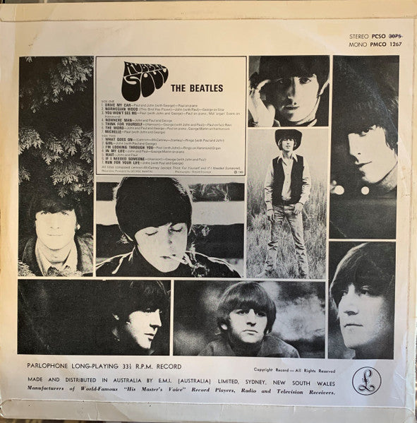 The Beatles : Rubber Soul (LP, Album, Mono)