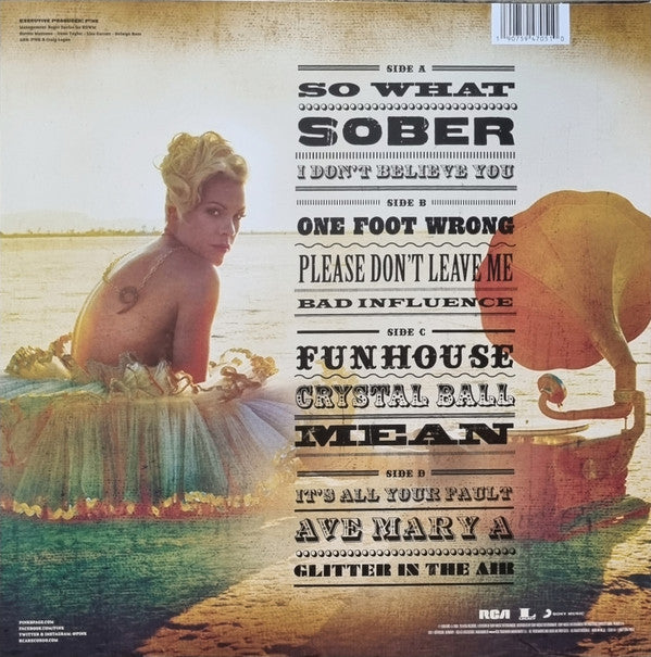 P!NK : Funhouse (2xLP, Album, RE)